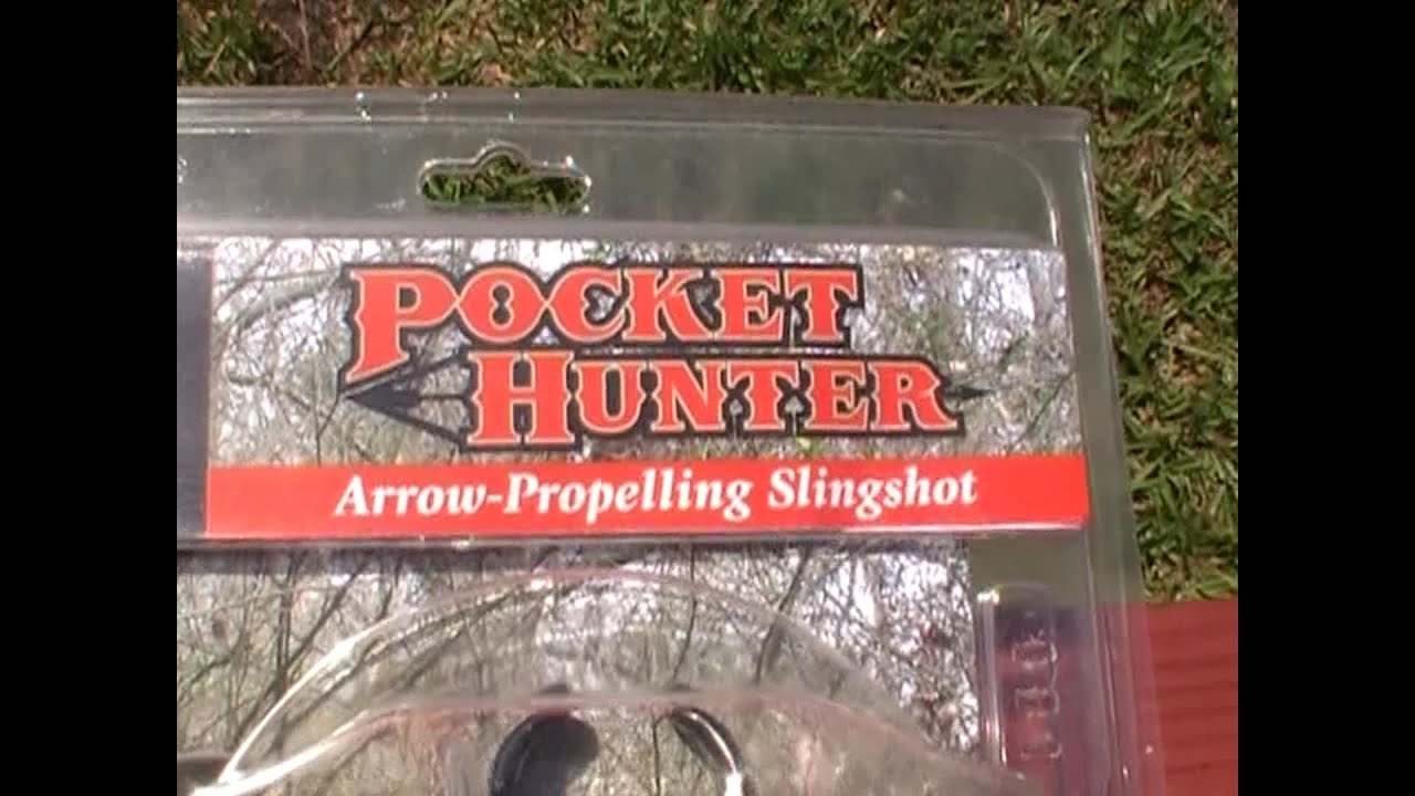 Pocket Hunter Arrow Propelling Slingshot - First Test