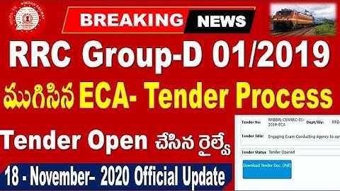 GroupD 01/2019 Important Update from Indian Railways with Free App for all Aspirants by SRINIVASMech