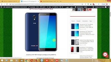 Symphony V141 Frp Bypass Solution | Without Box Download | Only 10MB File