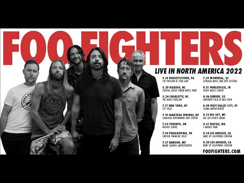 Foo Fighters announce North American tour for 2022