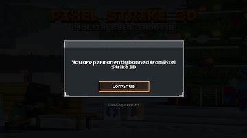 Pixel strike 3d "aimbotting on mobile" got permanently banned
