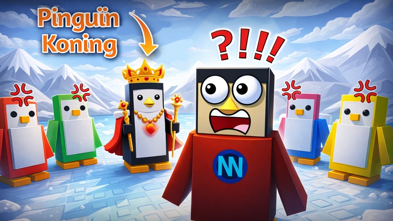 De Penguin KONING Wilde Mij Niet Op Het IJS Hebben! (Roblox Knockout) Nederlands