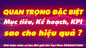 QUAN TRỌNG ✅Mục tiêu, Kế hoạch, KPI thế nào hợp lý để hiệu quả tối ưu| Rất nên nghe nhiều lần!