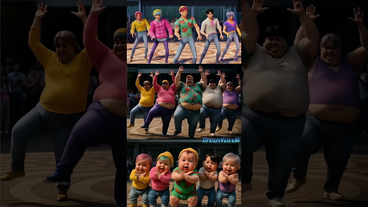 🧠 K-POP Demon Hunters Glow-Down Challenge 😂 (Idols vs Babies!) 👶