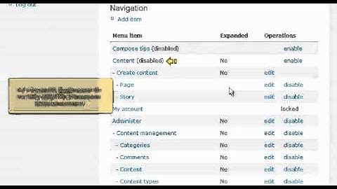 How to manage menus in Drupal