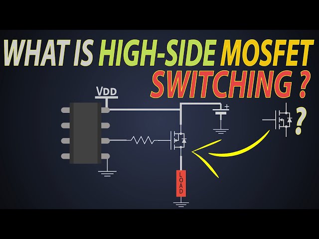 P-channel MOSFET as a High side switch | Why is it hard to use N-channel MOSFET as high side switch? class=