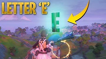 Hidden "E" Letter Location in Dive! Loading Screen (Fortnite Chapter 2 Season 1)