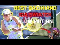 Best Iga Swiatek BACKHAND - Slow Motion