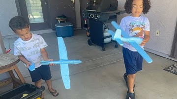Dollar Tree Foam Glider | testing $1 toys