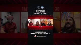 STEVE AOKI x GALANTIS x HAYLEY KIYOKO | Celebrating “Hungry Heart” going #1 #AD30 #shorts #edm