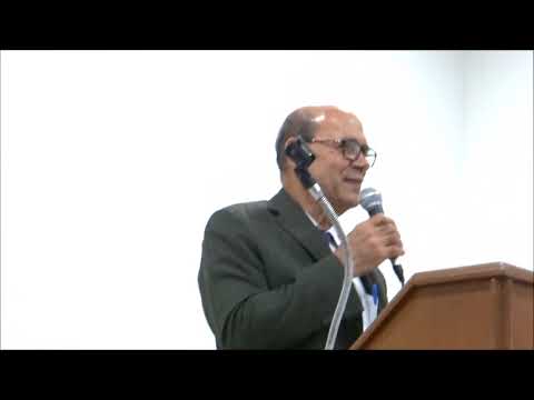 Agradecimentos do pastor.