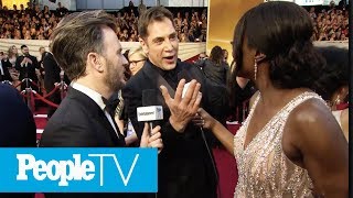 Javier Bardem On Where He And Wife Penelope Cruz Keep Both Of Their Oscars | PeopleTV