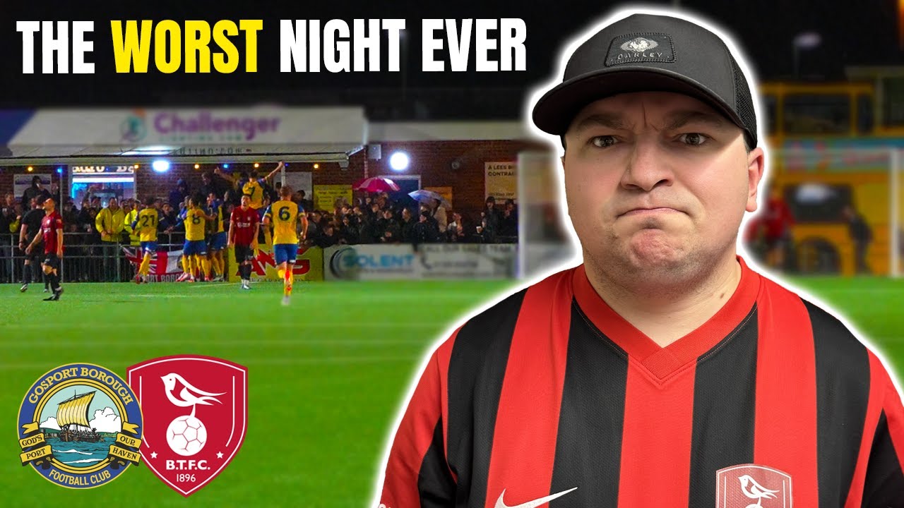 Поистине УЖАСНАЯ ночь, когда Брэкнелл разгромили! | Госпорт Боро (А)