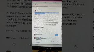 Just joined Flexport as a customer from Shopify. This CEO announcement worries me.