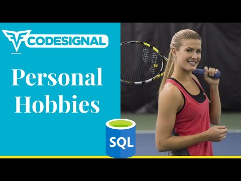 "Personal Hobbies" - Codesignal #29 - MySQL Solution