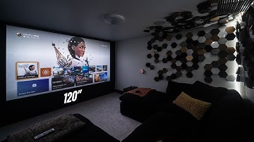 Upgrading My Home Theatre With A 120" ALR Screen & 4K Laser Projector!