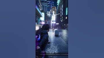 UE5 walk through using assets from Conceptize #cyberpunk2077 #bladerunner #conceptize #3dmodel