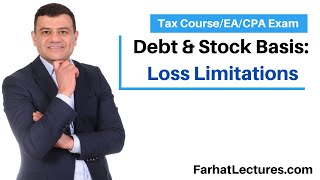 Debt basis and stock basis:  Loss Limitations.  CPA Exam