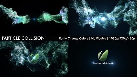 Particle Collision Logo Reveal // After Effects Template