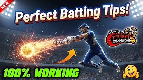 Wcc2 Perfect Batting Tips - High Difficulty ! Wcc2 Game me Batting Kaise Karen ! 100% Working Tricks