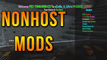Black Ops 2: Live Mods #3! (Nonhost Modmenu Fun! + EB Trickshots)
