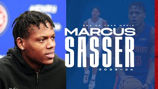 Marcus Sasser End of Season Press Conference | Pistons TV