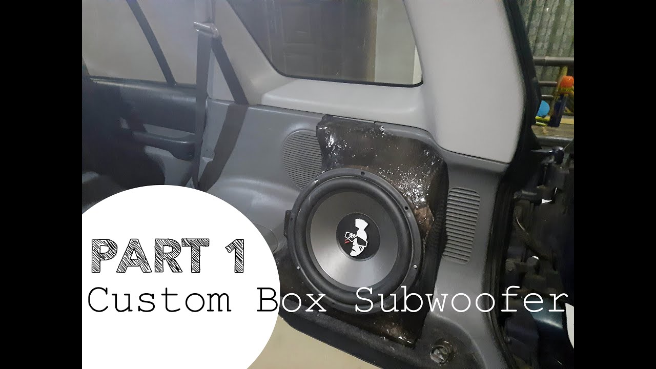 Custom Box Subwoofer Resin Honda CRV Gen 1 RD1 - PART 1 - YouTube
