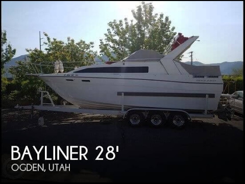 Sold Used 1985 Bayliner Contessa 2850 Designer S Edition In Ogden