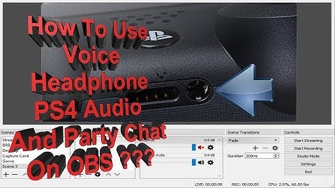 How To Use PS4 Audio And Party Chat On OBS Studio (Analog)