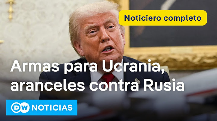 🔴 DW Noticias del 14 de julio: Trump da 50 días a Putin para acabar con la guerra en Ucrania