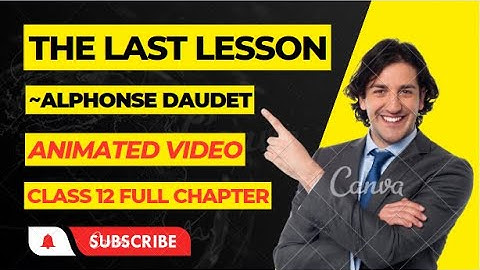The Last Lesson | By Alphonse Daudet | Animated Video in English