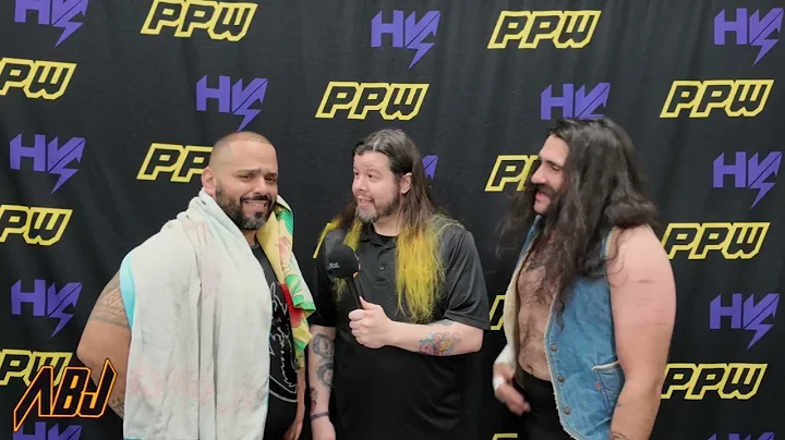ABJ Backstage at PPW Expedition with Havoc and Brother Bedlam 