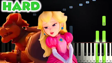 Peaches - Bowser (The Super Mario Bros.) | HARD PIANO TUTORIAL + SHEET MUSIC by Betacustic