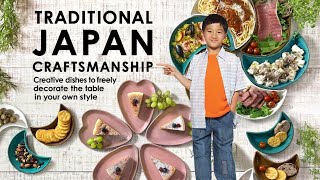 Traditionally Crafted Sakura Mayutsuki Ceramics