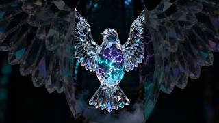 Crystal Feather Bird #shorts #shortvideo #burungkicaudialamliar #alam #imagination #ai #birds