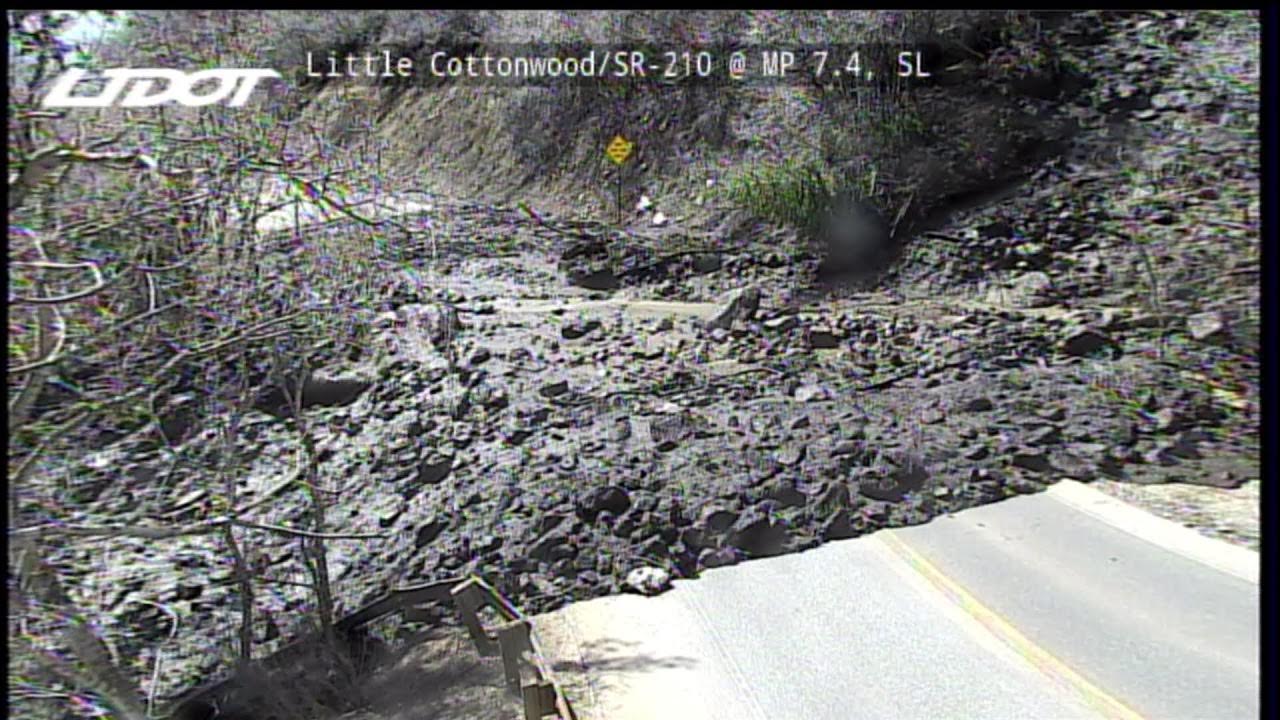 RAW VIDEO Little Cottonwood Canyon Mudslide in Utah YouTube