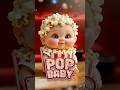 ASMR | Popcorn Baby Eats Popcorn 🍿 | No Talking, Cute Baby Sounds, Soft Chewing #asmr