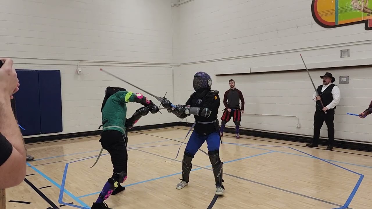 Evergreen open longsword elims Mitchell allen v Cameron 