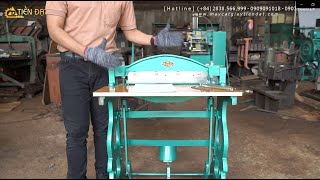 Máy đục lỗ giấy a4 vuông tròn Tiến Đạt giá rẻ tại TPHCM