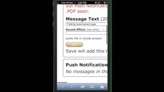 Using webpage bookmark to send Push Notifications via Buzztouch.com Net Worth