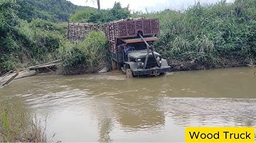 CRAZIEST Extremely dangerous logging truck transport skills