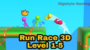 Run Race 3D (Level 1-5) Gameplay