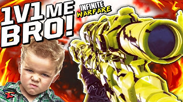 1V1 ME BRO! - My First Sniper Duel on Infinite Warfare - Live Gameplay