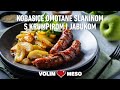 Kobasice omotane slaninom s krumpirom i jabukom