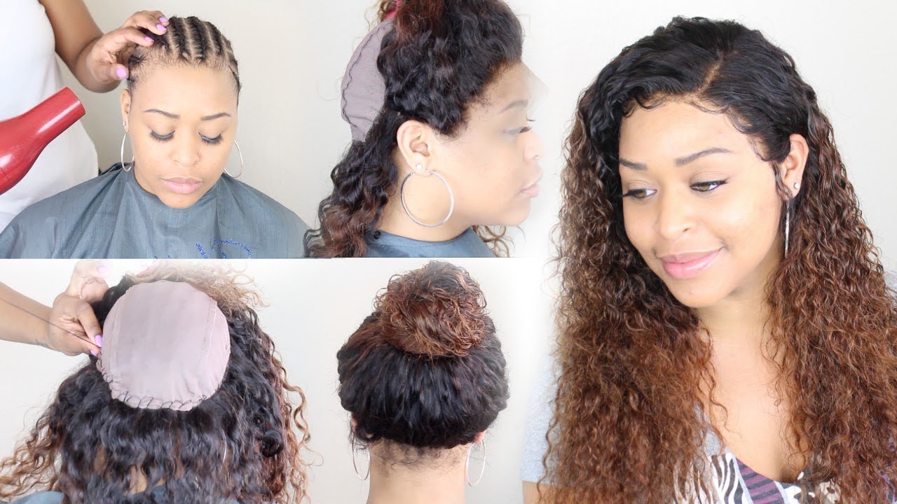 360 Lace Frontal Full Sew In Tutorial || Salon Work - Youtube