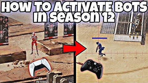 HOW To ACTIVATE BOTS In The FIRING RANGE Apex Legends Season 12 (WalkThrough)