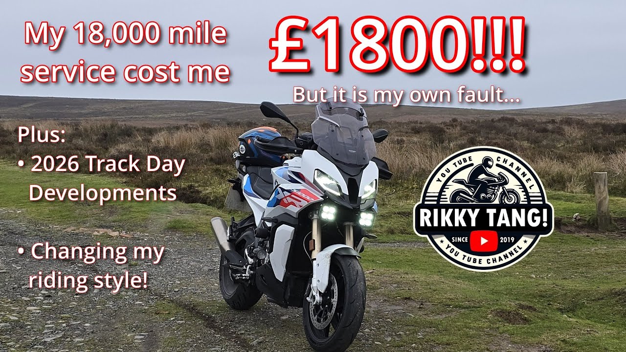 My BMW S1000 XR 18,000 mile Service Shocker! Plus Track Day news and Riding Style update!