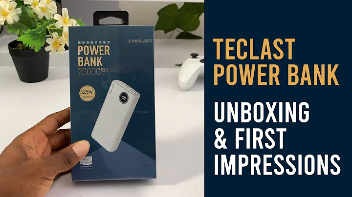 TECLAST T200H Pro 20,000mAh Power Bank -  Unboxing & FIrst Impression