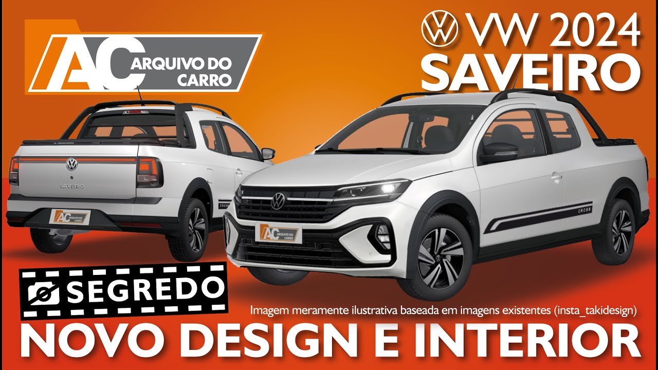 VW Saveiro 2024 terá visual diferente de Gol e Voyage para seguir à venda