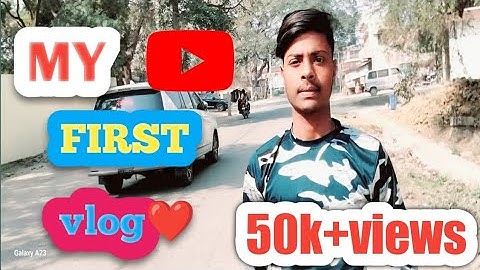 my first vlog ||  🔥❤  my first video on YouTube  | @bablubannavlog